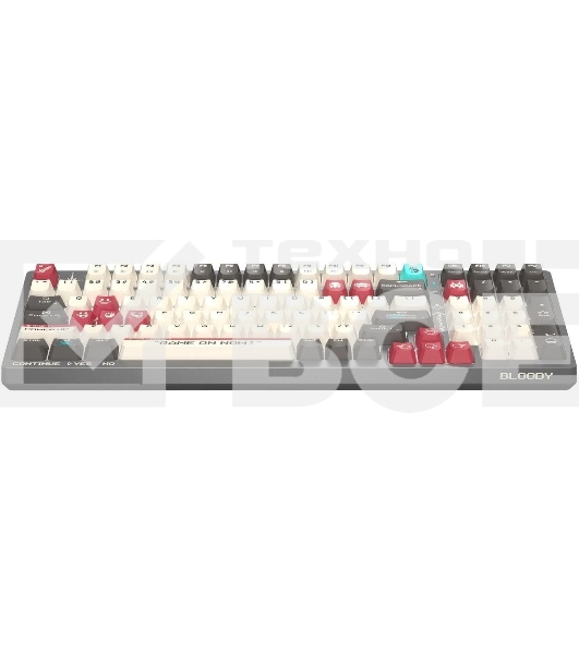 Клавиатура A4Tech Bloody S98 Pixels Red проводная USB серый/бежевый