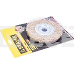 Кордщетка STAYER PROFESSIONAL 35122-150 д/УШМ витая стальная латун.проволока 0.3мм 150мм/22мм, фото3