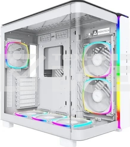 Компьютерный корпус Montech King 95 Pro белый без БП ATX 4x120мм 2x140мм 2xUSB3.0 1xUSB3.1 audio bott PSU