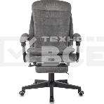 Кресло руководителя Бюрократ T-9950MSG-F Fabric серый Light-19, крестов. пластик, подст. для ног, фото23