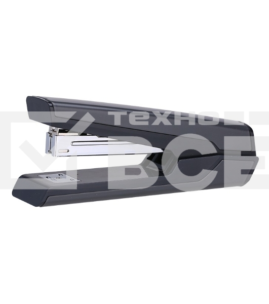 Степлер настольный Deli E0463Black Exceed 24/6 26/6 (25листов) черный 100скоб металл закрытый/открытый коробка