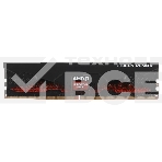 Оперативная память AMD Radeon R7, DDR5, 16GB (1x16GB), 6800MHz, CL46, DIMM, с радиатором, черный, фото 1