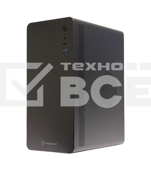 Компьютер Raskat STANDART 300 (Intel Core i3-12100, RAM 8GB, SSD 256GB, noOS, Black)