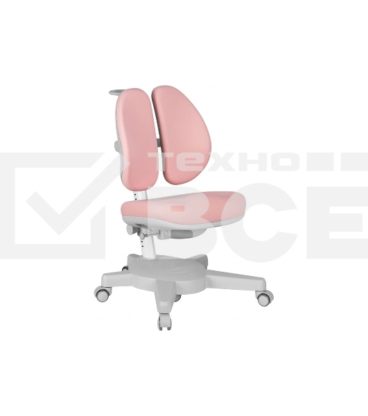 Кресло детское Cactus CS-CHR-3604PK розовый крестов. пластик серый