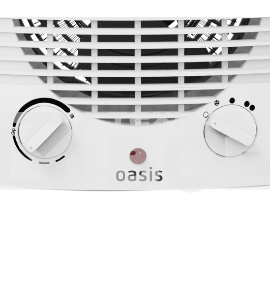 Тепловентилятор Oasis SK-20R белый, 2000 Вт, 20 м2