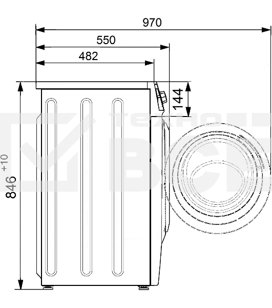 Стиральная машина Atlant 70C1210-00 белый загр.фронтальная макс.:7кг 1200 об/мин класс: A+++
