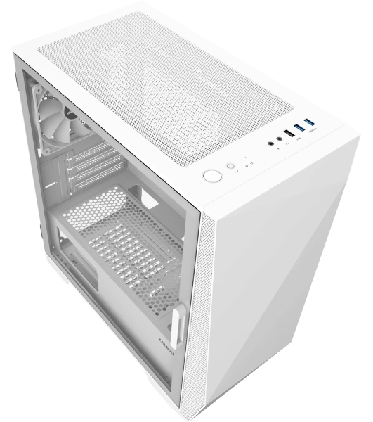 Компьютерный корпус MiniTower Zalman Z1 Iceberg белый (mATX, window, FRONT 2x120мм, REAR 1x120мм, без БП) (Z1 Iceberg белый)