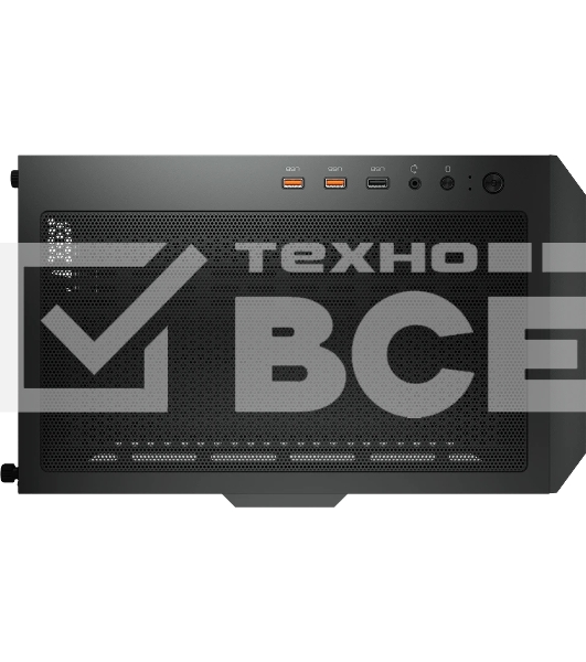 Компьютерный корпус Cougar Airface, 1x120мм Fan, без БП, черный, ATX