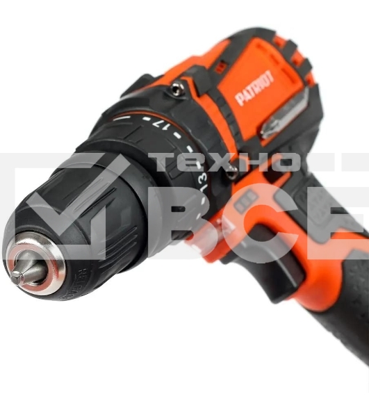 Дрель-шуруповерт аккумуляторная Patriot BR 203UES, Аккумуляторная, 20В, 2 АКБ, Кейс