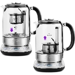 Чайник электрический Kitfort KT-6116 1.7 л, 2200 Вт, нержавеющая сталь/черный (корпус: стекло), фото7