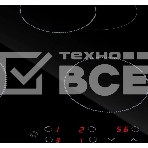 Электрическая варочная панель Maunfeld EVCE594SMDPBK, конфорок: 4 шт., стеклокерамика, независимая, черный, фото3