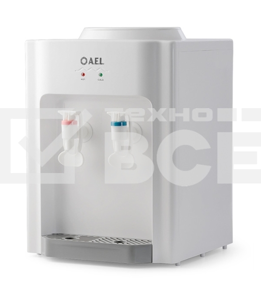 Кулер для воды AEL TD-AEL-107, верхняя загрузка, нагрев 90 °С, охлаждение 12 °С, белый