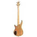 Бас-гитара STAGG SBF-40 FL NAT 4-х струнная форма Fusion, безладовая, корпус массив ясеня, гриф твердый клен, накладка грифа палисандр, мензура 867 мм, колки литые, звукосниматели 1xJB, 1xMM, регуляторы 2x громкости, 1x тона, цвет натуральный, фото5