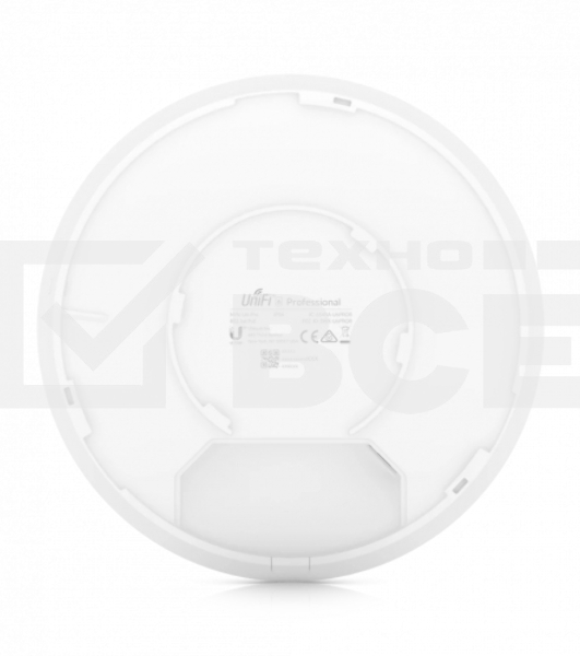 Точка доступа Ubiquiti UniFi 6 AP Pro [U6-Pro] 2.4+5 ГГц, Wi-Fi 6, 4х4 MU-MIMO, 802.3at, 1х 1G RJ45