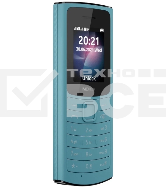 Мобильный телефон Nokia 110 4G TA-1543 DS 48Mb синий