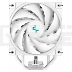 Кулер для процессора DEEPCOOL AG400 DIGITAL WH белый, 120 мм, алюминий/медь, 2100 об/мин, 31.6 дБ, 4 pin, 220 Вт, 152.7 мм, фото4