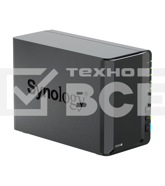 СХД настольное исполнение SYNOLOGY 2BAY NO HDD DS224+