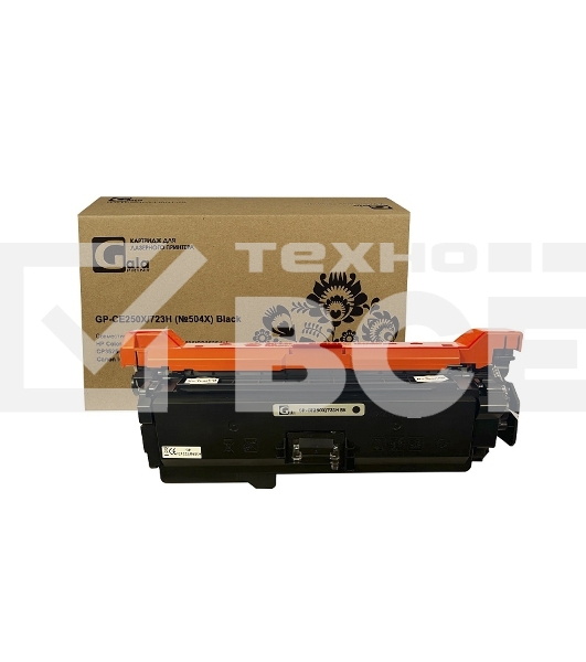 Картридж лазерный GalaPrint GP-CE250X/723H (№504X) черный (10500 стр) для HP Color LaserJet CP3520/CP3525/CP3525dn/CP3525n/CP3525x/CM3530/CM3530fs/Canon i-SENSYS LBP7750/LBP7750Cdn
