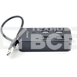 Разветвитель USB 2.0 BPH-1901T 4порт. черный