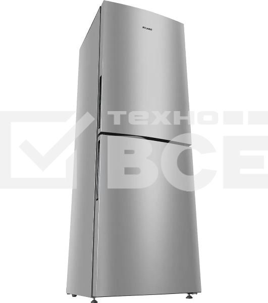 Холодильник Atlant ХМ-4619-181 серебристый двухкамерный 182/119л морозилка снизу