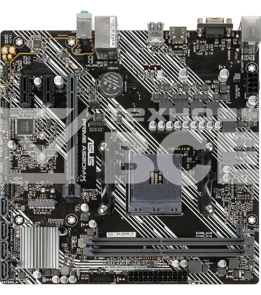 Материнская плата ASUS PRIME A520M-K, AM4, AMD A520, 2xDDR4, 4xSATA, 1xM.2, 1xPCIe 3.0 x16, 1xPCIe x1, 1xHDMI, 1xVGA, 1x 1Gb LAN, 2xUSB-A 2.0, 4xUSB-A 3.2 Gen 1, 3x3.5 мм, 7.1, mATX