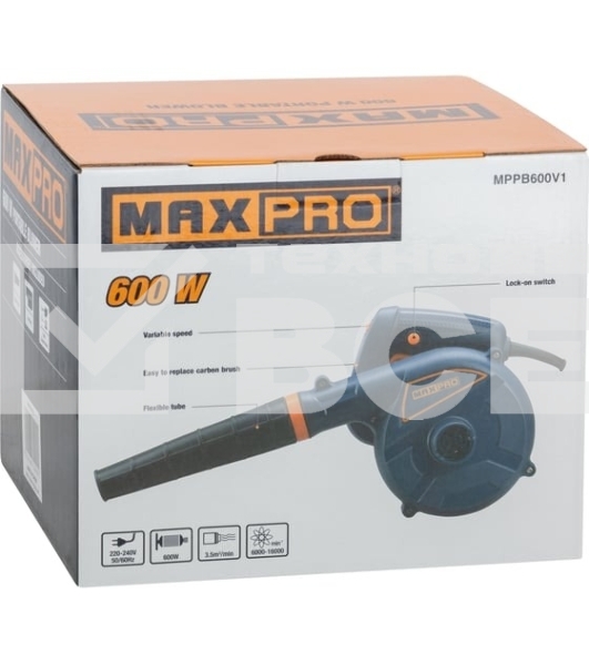 Воздуходувка-пылесос Max-Pro MPPB600V1 600Вт пит.:от сети синий