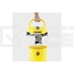 Строительный пылесос Karcher WD 2 Plus V-12/4/18 желтый, 1000 Вт, уборка сухая/сбор воды, пылесборник мешок/контейнер, 12 л, фото10