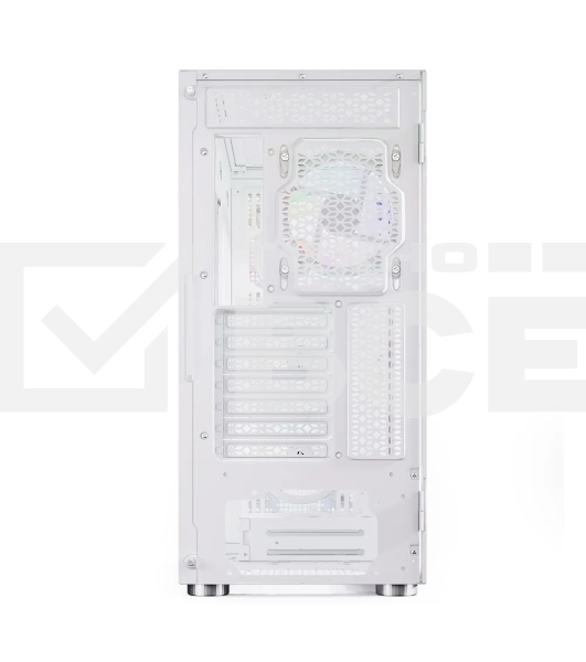 Компьютерный корпус ABR Quantum White  (1*USB Type-C, 2*USB 2.0, HD Audio, 4xRGB Fan, ATX, E-ATX)