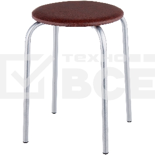 Табурет НИКА Эконом ТЭ2/К коричневый, кругл.