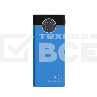Портативный аккумулятор More choice (4610196406775) PB40-30 30000mAh Blue
