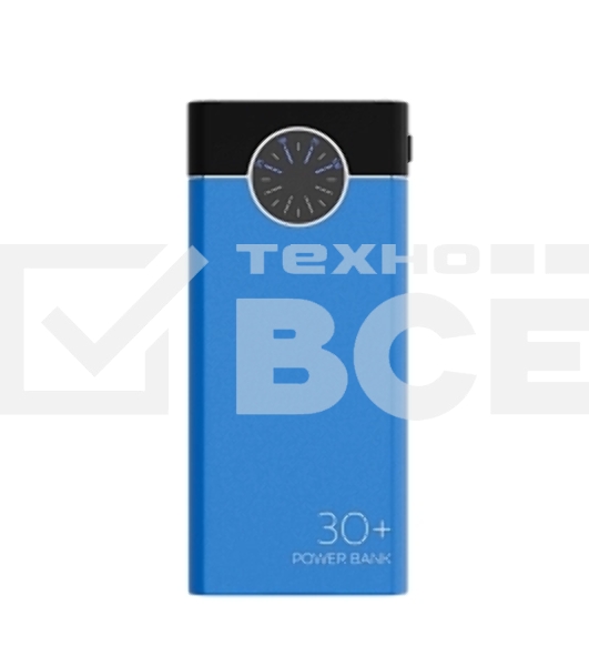 Портативный аккумулятор More choice (4610196406775) PB40-30 30000mAh Blue