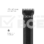 Машинка для стрижки волос, триммер с 3 насадками Tuvio HC-DA3BL, черный, фото8