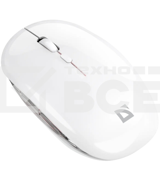 Мышь беспроводная Defender Calessa MB-252 белый, 3200 dpi, радиоканал, Bluetooth, USB, кнопки - 4