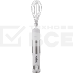 Погружной блендер KORTING KHB 0313 W, беспроводной, мощность 150 Вт, кнопочное управление, 3 насадки (блендер, измельчитель, миксер), 5 скоростей, объем чаши 500 мл, защита двигателя от перегрева/перегрузки, цвет белый, фото3