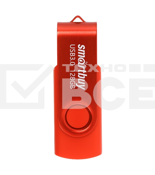 Флешка USB 3.0 128 Gb SmartBuy Twist красный Snake Edition