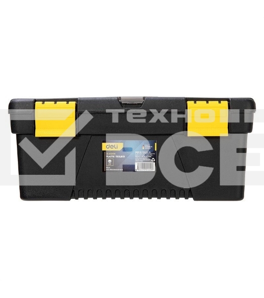 Ящик для инструментов Deli DL432414 355 х 180 х 150 мм Размер: 14 дюймов. Материал: полипропилен.