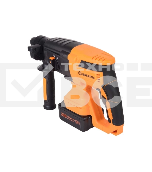 Перфоратор аккумуляторный АП-20Li/4 (в комплекте 2 АКБ и ЗУ) в кейсе Вихрь