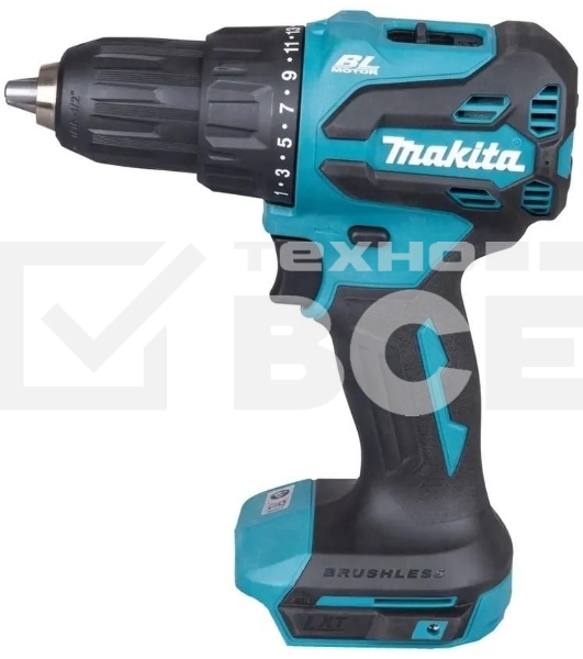 Дрель-шуруповерт Makita DHP490SF1J аккум. патрон:быстрозажимной