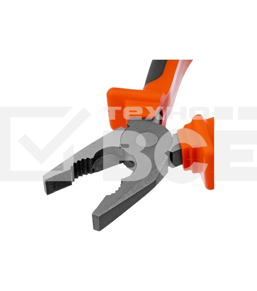 Плоскогубцы Sparta comfort 200 мм, комбинированные, шлифованные двухкомпонентные рукоятки