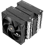 Кулер для процессора Thermalright Royal Pretor 130 (4-pin PWM, 158мм, Ni/Cu, 6x6мм, 1x120+1x130мм, 80.45CFM/81.88CFM, 29.4dBA/28.3dBA, 2150PM/1750RPM, S: 1200, 1700, 1851, 2011, 2066, 115X, AM4, AM5, silver, black), фото9