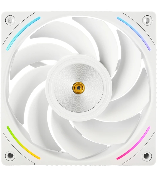 Кулер для корпуса Thermalright TL-K12RW Reverse (120x120x25mm, 4-pin PWM, ARGB, 69CFM, 27dBA, 2150RPM, White)