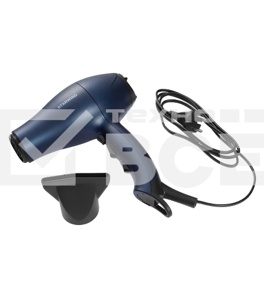 Фен Starwind SHD 6062 синий/черный, 1800 Вт, ионизация