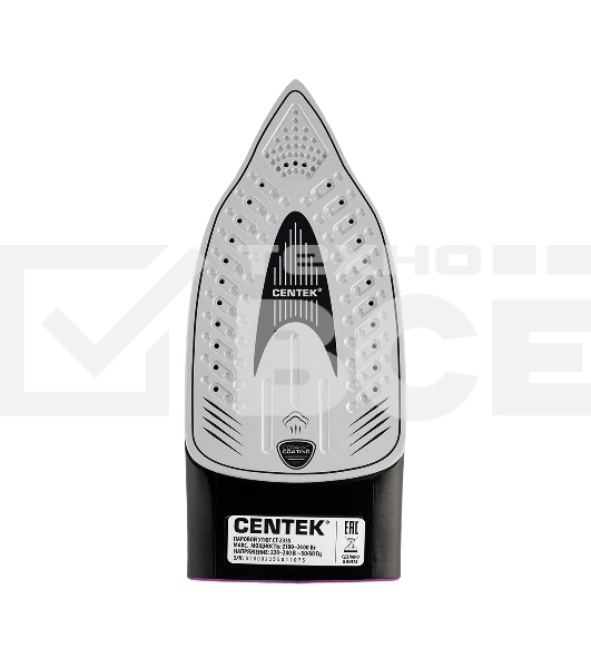 Утюг Centek CT-2355 фиолетовый, 2500 Вт, 45 г/мин, 160 г/мин, 270 мл