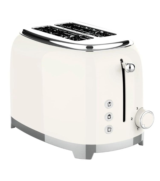 Тостер Tesler TT-260, бежевый, 815 Вт, 2 слота