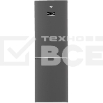 Холодильник Beko B3RCNK362HX нержавеющая сталь двухкамерный 220/100л морозилка снизу Total No Frost, фото 1