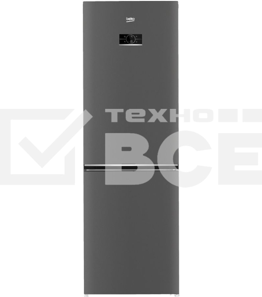 Холодильник Beko B3RCNK362HX нержавеющая сталь двухкамерный 220/100л морозилка снизу Total No Frost