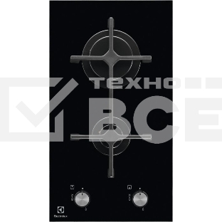 Газовая варочная поверхность Electrolux EGC3322NVK черный