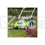 Газонокосилка аккумуляторная GreenWorks G40LM49DB, TwinForce, 40V, 49 см, без АКБ и ЗУ  (2500207), фото3