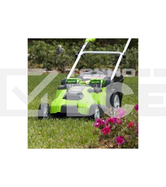 Газонокосилка аккумуляторная GreenWorks G40LM49DB, TwinForce, 40V, 49 см, без АКБ и ЗУ  (2500207)