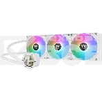 Система водяного охлаждения Thermaltake TH420 V2 Ultra Snow Edition ARGb Soc-AM5/AM4/1151/1200/1700 белый 4-pin 34.7dB Al+Cu LCD Ret (CL-W407-PL14SW-A), фото 1